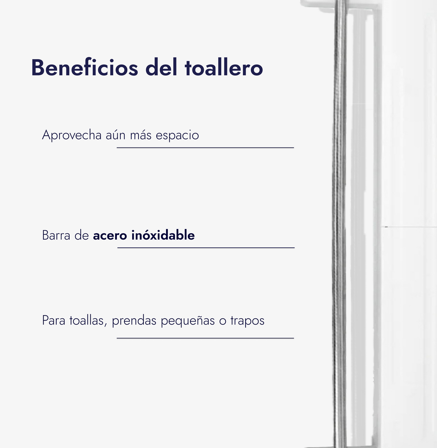 Tendedero Plegable de Pared con Toallero