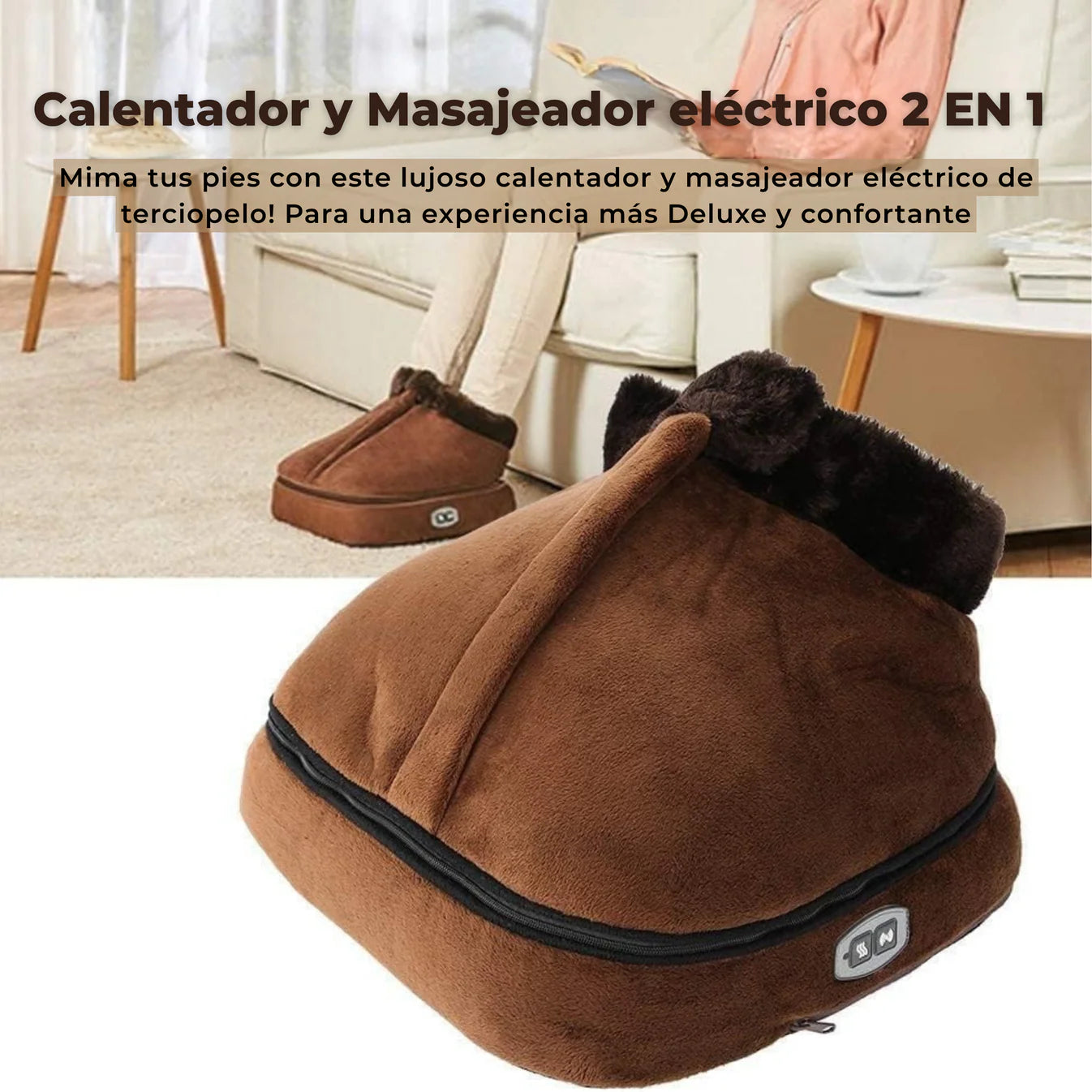 ¡No más pies fríos 🧊🥶! - Calentador y masajeador de pies eléctrico