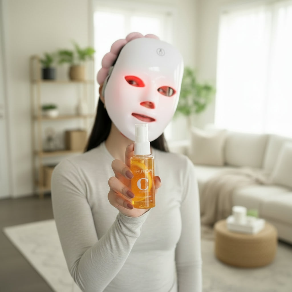 LUMIÈRA™ Pro LED Mask + Spray de Vitamina C - GRATIS | Rejuvenece tu piel 🧖🏼‍♀️