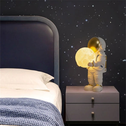 Lámpara de astronauta con altavoz