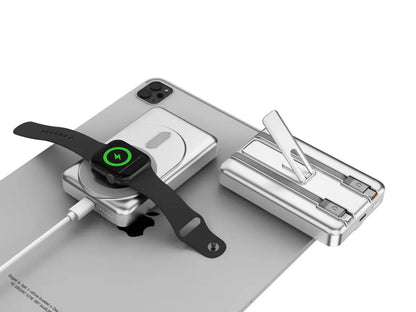 Cargador Inalámbrico Magnético & Fuente de Alimentación por Cable