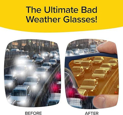 2 Gafas de conducción nocturna, polarizadas y antideslumbrantes