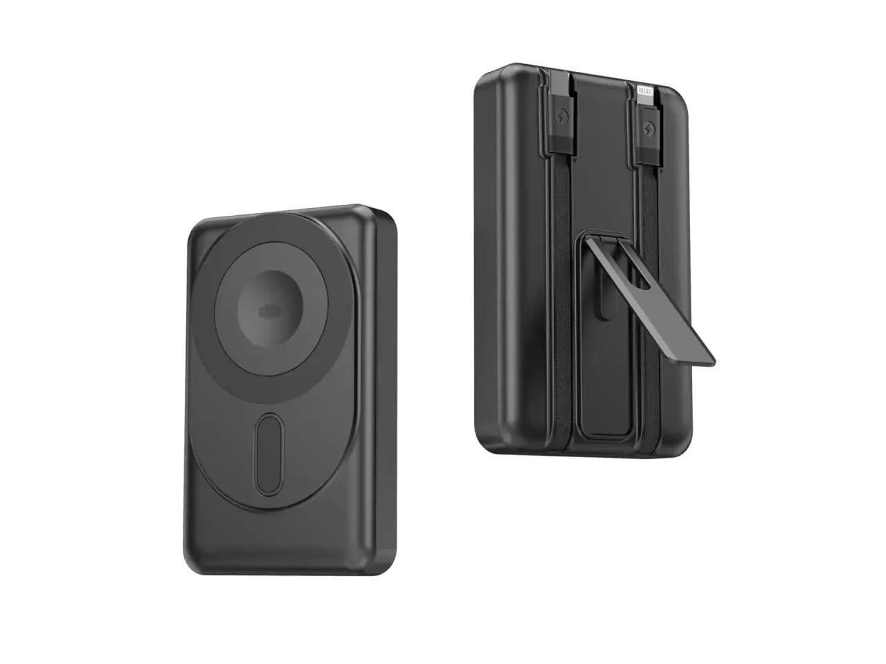 Cargador Inalámbrico Magnético & Fuente de Alimentación por Cable